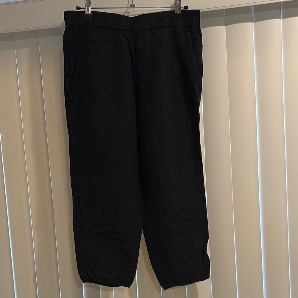 Women’s Linen Black Pants